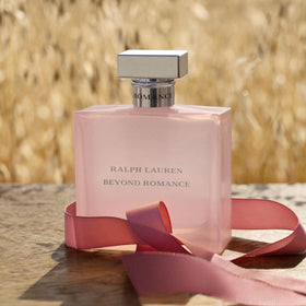 Ralph Lauren Beyond Romance rose signature centers this ambery-floral experience.