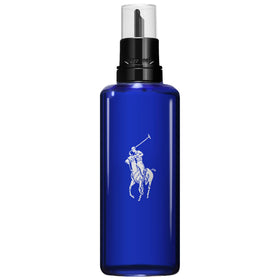 Ralph Lauren Polo Blue refill bottle cap close-up for easy reapplication