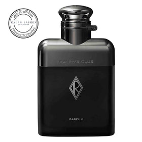 Spray action of Ralph's Club Parfum, suggesting long-lasting fragrance for special nights.