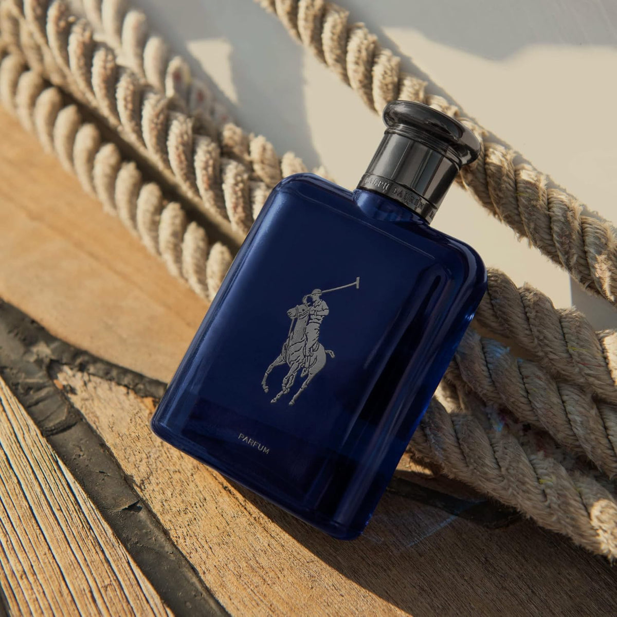 Ralph Lauren Polo Blue aquatic freshness shot for everyday wear.
