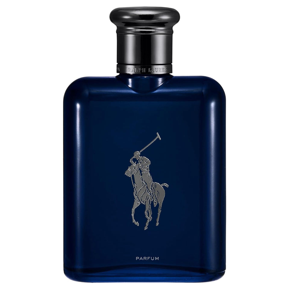 Ralph Lauren Polo Blue bottle front view with modern silhouette.