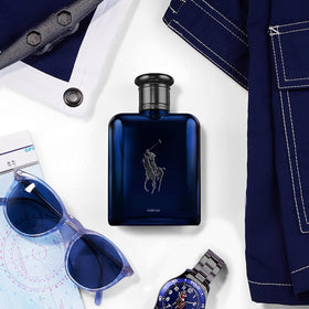 Ralph Lauren Polo Blue mandarin note close-up showing citrus brightness.