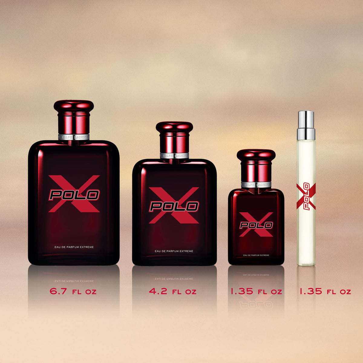 Ralph Lauren Polo Red Extreme spray on wrist demonstrates application and scent release