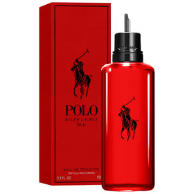 Lifestyle scene featuring Polo Red in daily grooming routine