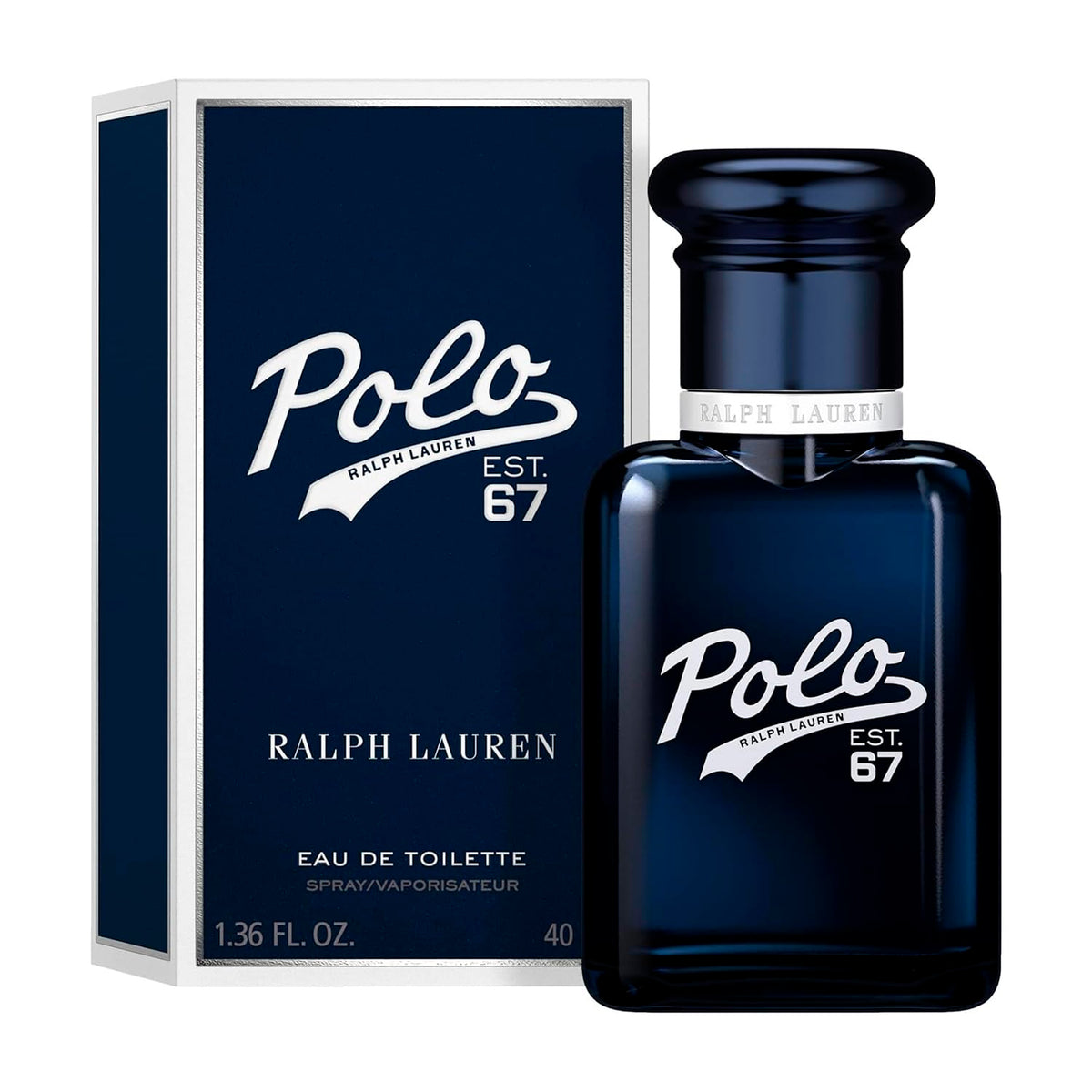 Ralph Lauren Polo 67 blue cap close-up highlighting premium, durable lid.