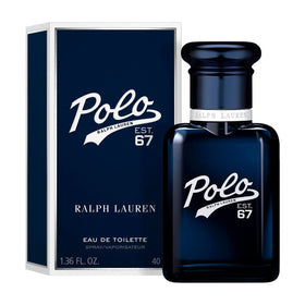 Ralph Lauren Polo 67 blue cap close-up highlighting premium, durable lid.