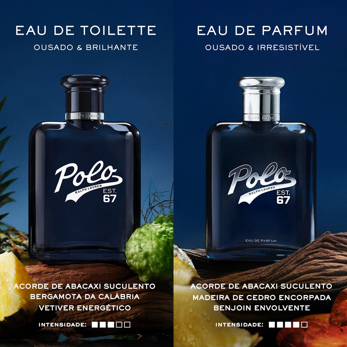 Ralph Lauren Polo 67 wrists application scene highlights pulse-point wear.