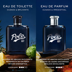 Ralph Lauren Polo 67 wrists application scene highlights pulse-point wear.