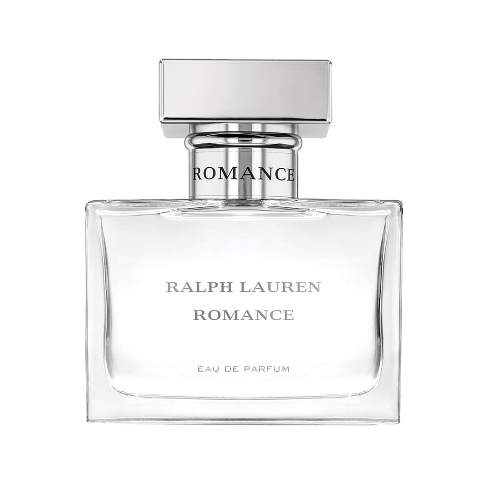 Ralph Lauren Romance bottle closeup, luxurious fragrance for daily elegance.