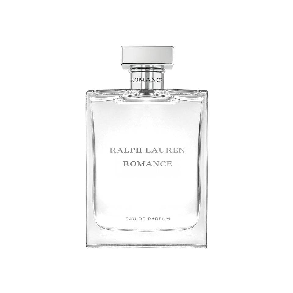 Ralph Lauren Romance EDP bottle with sleek glass design for everyday elegance.