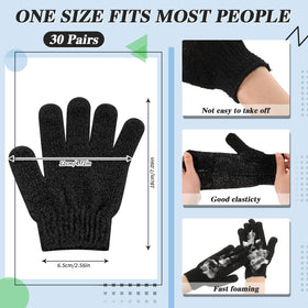 Close-up of Ramede double-sided gloves for gentle body exfoliation