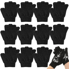 Ramede exfoliating gloves pack shows 30 pairs in bright colors for spa use