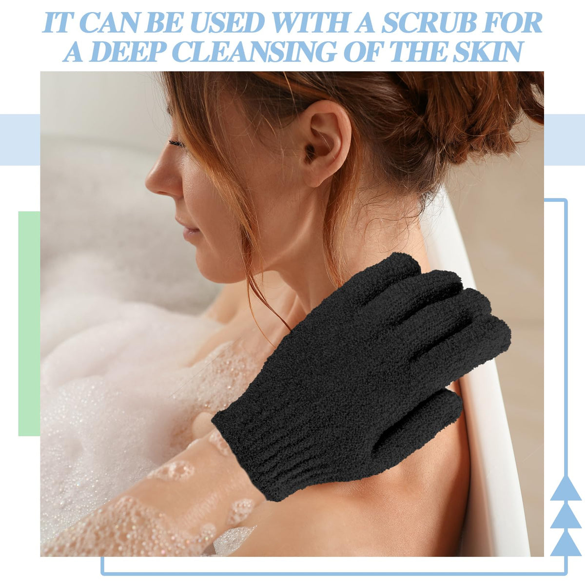 Ramede exfoliating gloves are machine washable for easy care