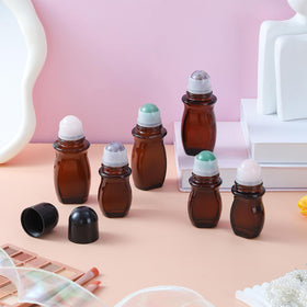 RAMFIYN pink crystal roller ball offers gentle, accurate use for blends.