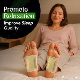 Rantherm Foot Pads bamboo vinegar ginger closeup showing natural ingredients