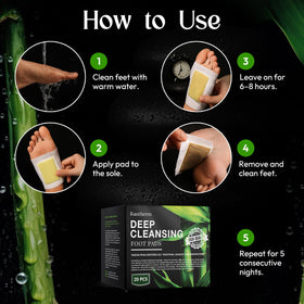 Rantherm Foot Pads natural ingredients featuring bamboo vinegar blend