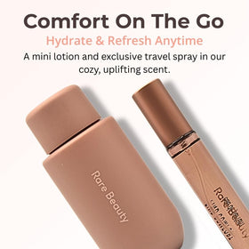 Rare Beauty Find Comfort fragrance travel spray for daily wear.