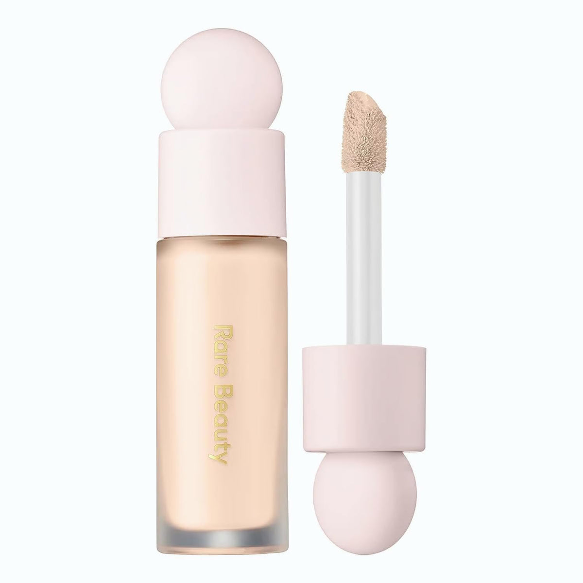 Rare Beauty concealer 140C tube delivers weightless coverage for a natural glow