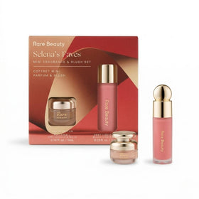 Rare Beauty Selena's Faves EDP rollerball, warm fragrance with long-lasting appeal.