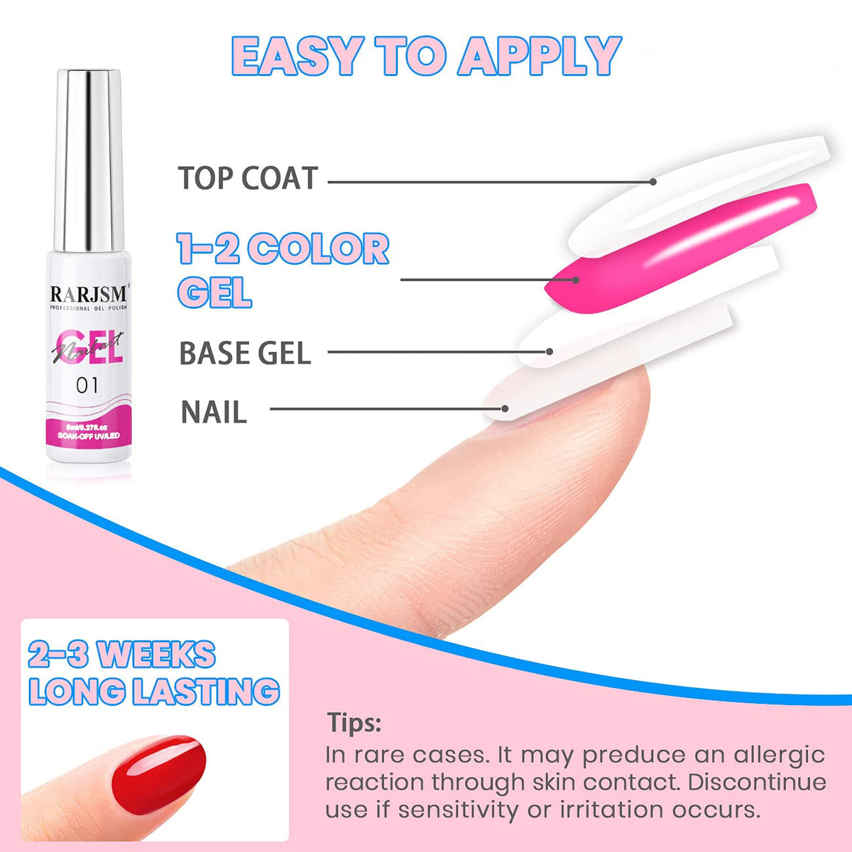 RARJSM Easy DIY nail art kit for quick, stylish designs with minimal setup.
