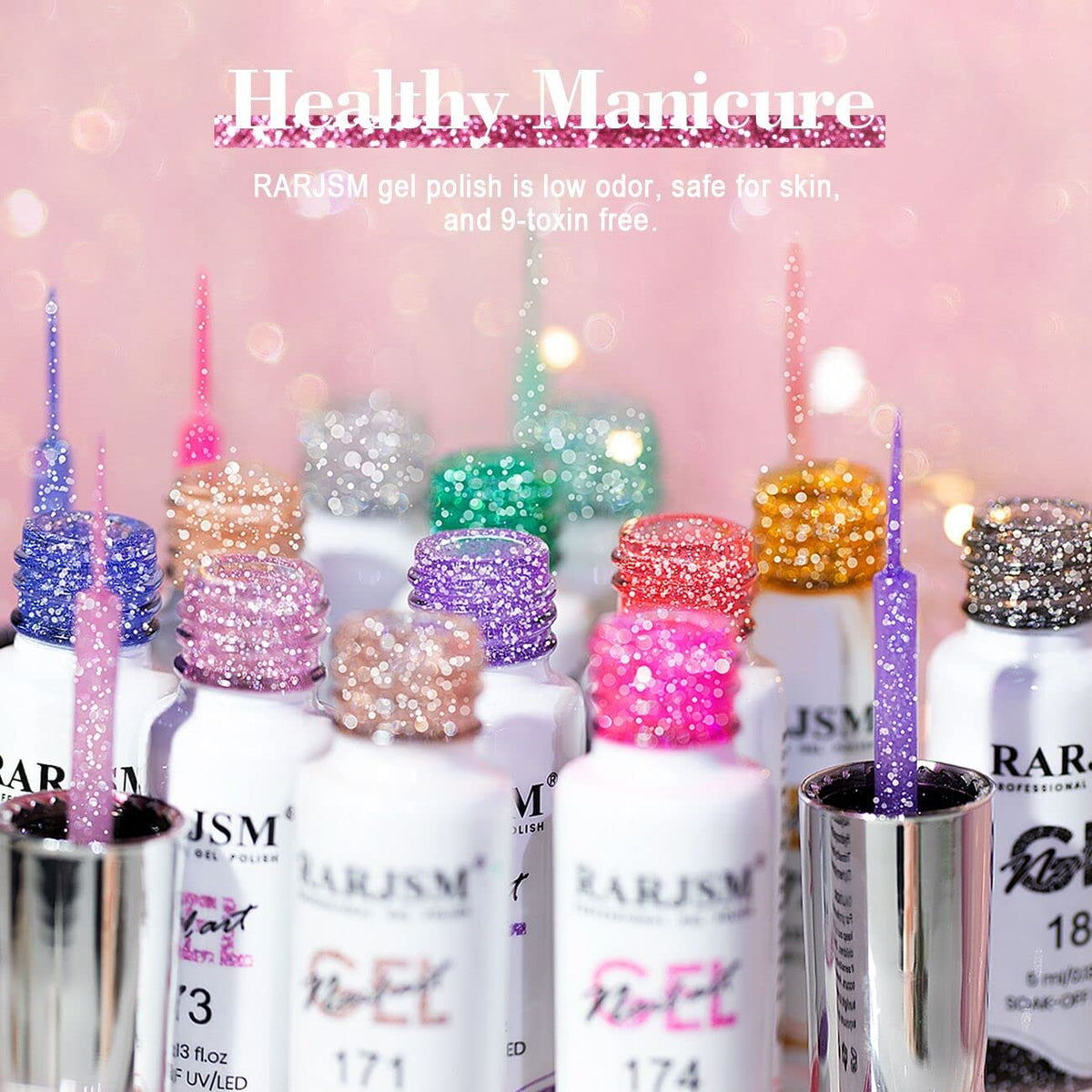 RARJSM thin brush nail art gel pen enables precise line work.