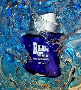 RASASI Blue heart notes with floral-spice deepen attraction and sophistication.