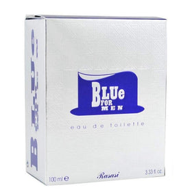 RASASI Blue opening notes mint and mandarin capture an energizing first impression.