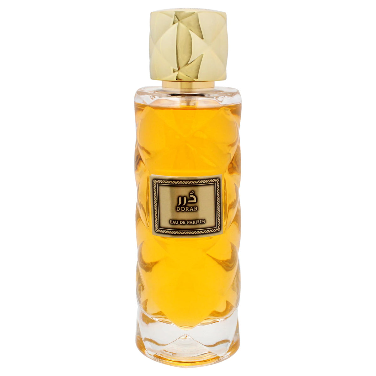 Rasasi Dorar Tawleefa bottle cap close-up highlights premium details and easy handling.