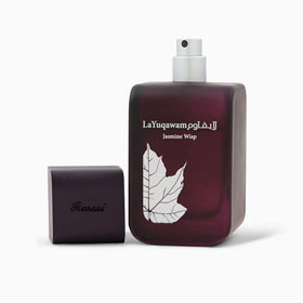 RASASI La Yuqawam Jasmine Wisp bottle side, sleek profile for daily wear.