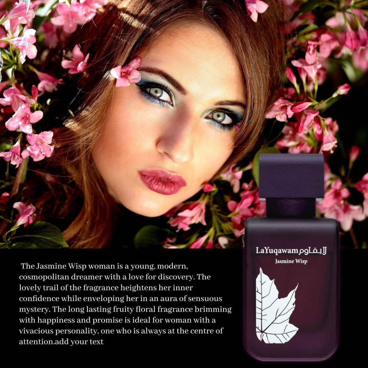 RASASI La Yuqawam Jasmine Wisp scent-waves visualization for versatile use