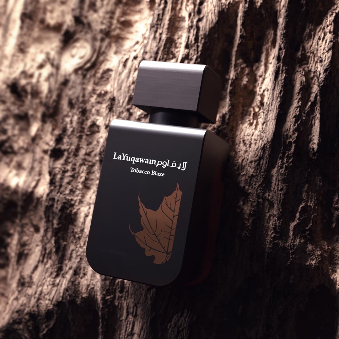 Rasasi La Yuqawam Tobacco Blaze application on pulse points for lasting scent