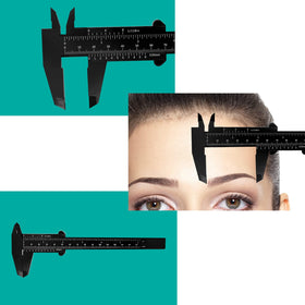 Rasmet brow ruler stencils ten flexible templates for symmetry