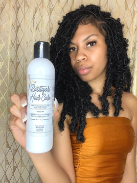 Rastta Locs rich lather reveals thick cleansing texture