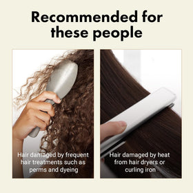 RATED GREEN Real Shea Protein Recharge before and after smoother hair