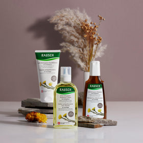 RAUSCH Coltsfoot Anti-Dandruff Shampoo packaging display shows 200 ml size.