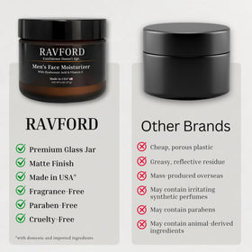 RAVFORD Aloe Vera Chamomile calm irritation and refresh morning routine.