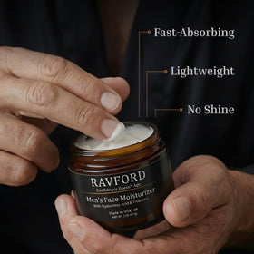RAVFORD Vitamin C boost helps smooth and brighten the complexion.