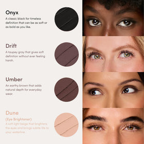 Ravie Beauty DUNE eye brightening effect on waterline