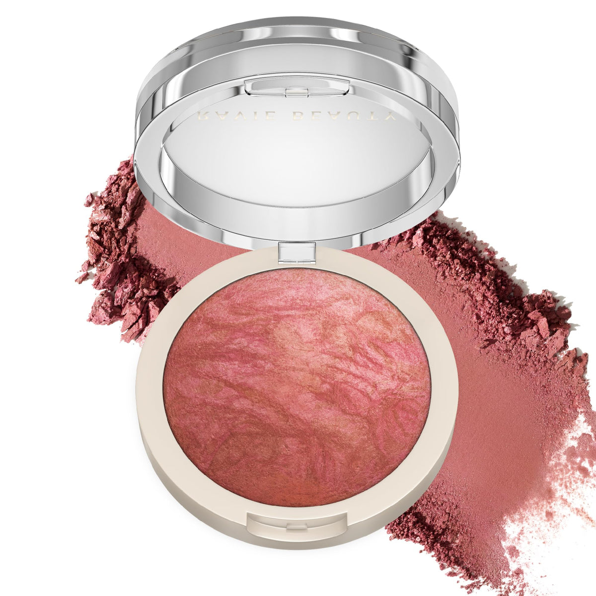 Ravie Beauty Endless Diffusion Baked Blush Paradise compact swatch for natural glow