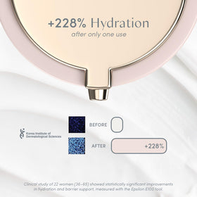 Ravie Beauty Peptide Complex-4 bottle highlights firming and smoothing benefits.