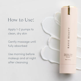 Ravie Beauty sensitive-skin friendly formula in a tube, calming complexion.