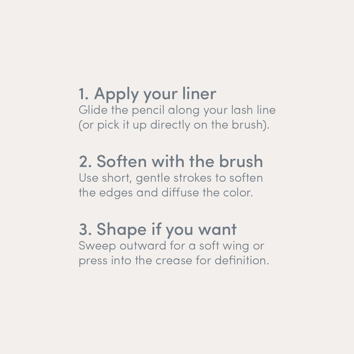 Ravie Beauty brush is gentle on sensitive eyes and contact lens wearers