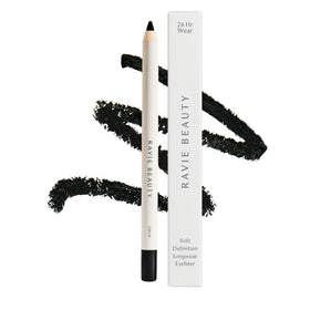 Ravie Beauty Soft Definition Eyeliner Pencil black for natural daily definition