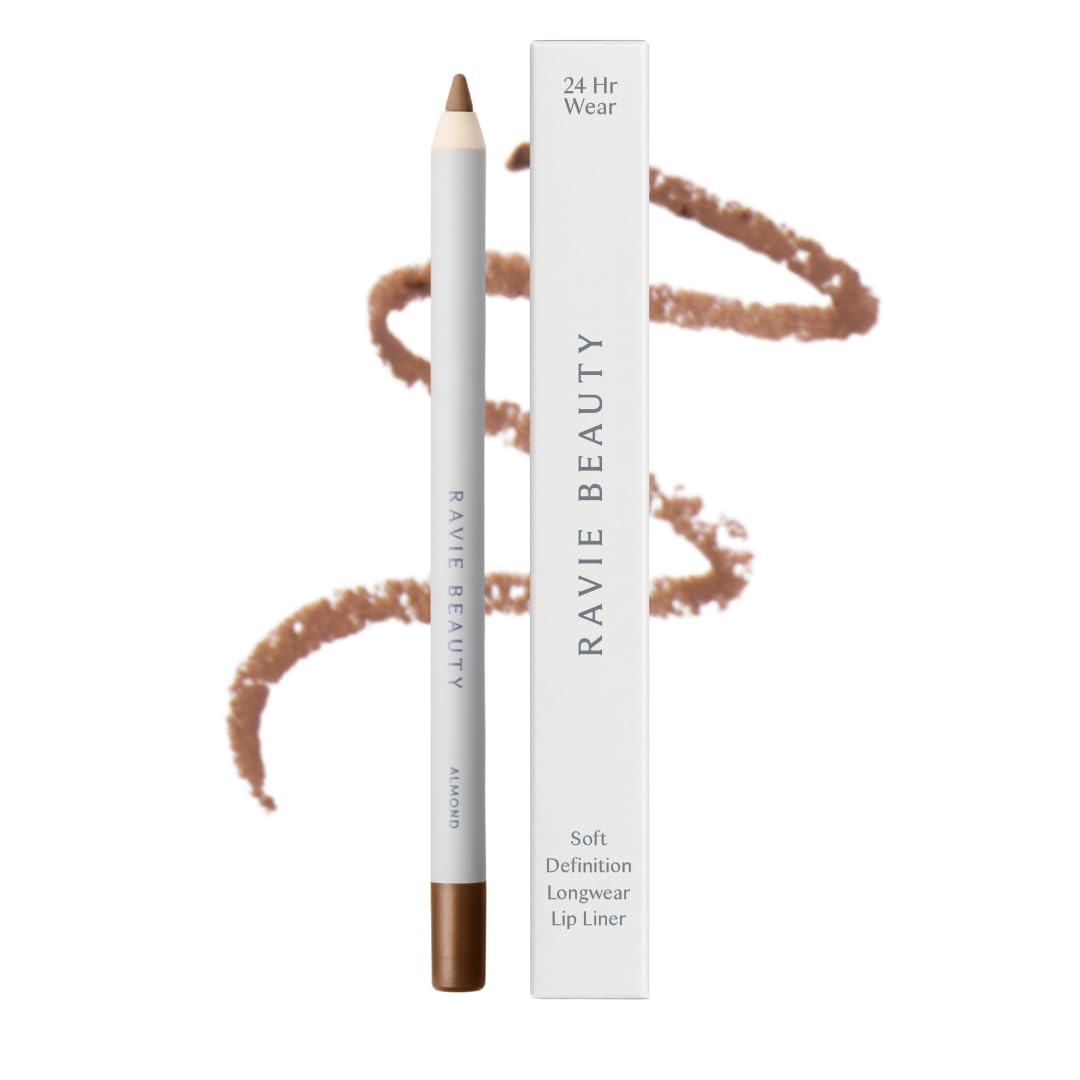 Ravie Beauty Soft Definition Longwear Lip Liner Almond – creamy glide for precise application