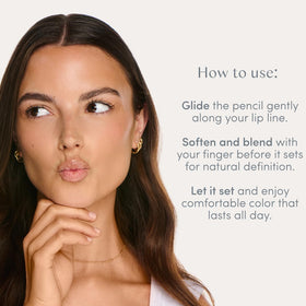 Ravie Beauty almond pencil tip close-up – precise tip for defined lines