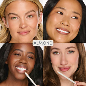 Ravie Beauty almond swatches – natural, versatile shade for everyday looks