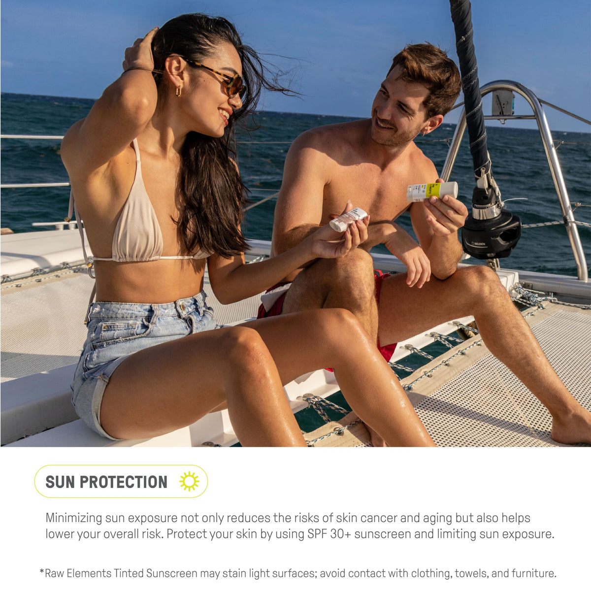 Raw Elements reef-friendly packaging emphasizes eco-conscious skincare at home