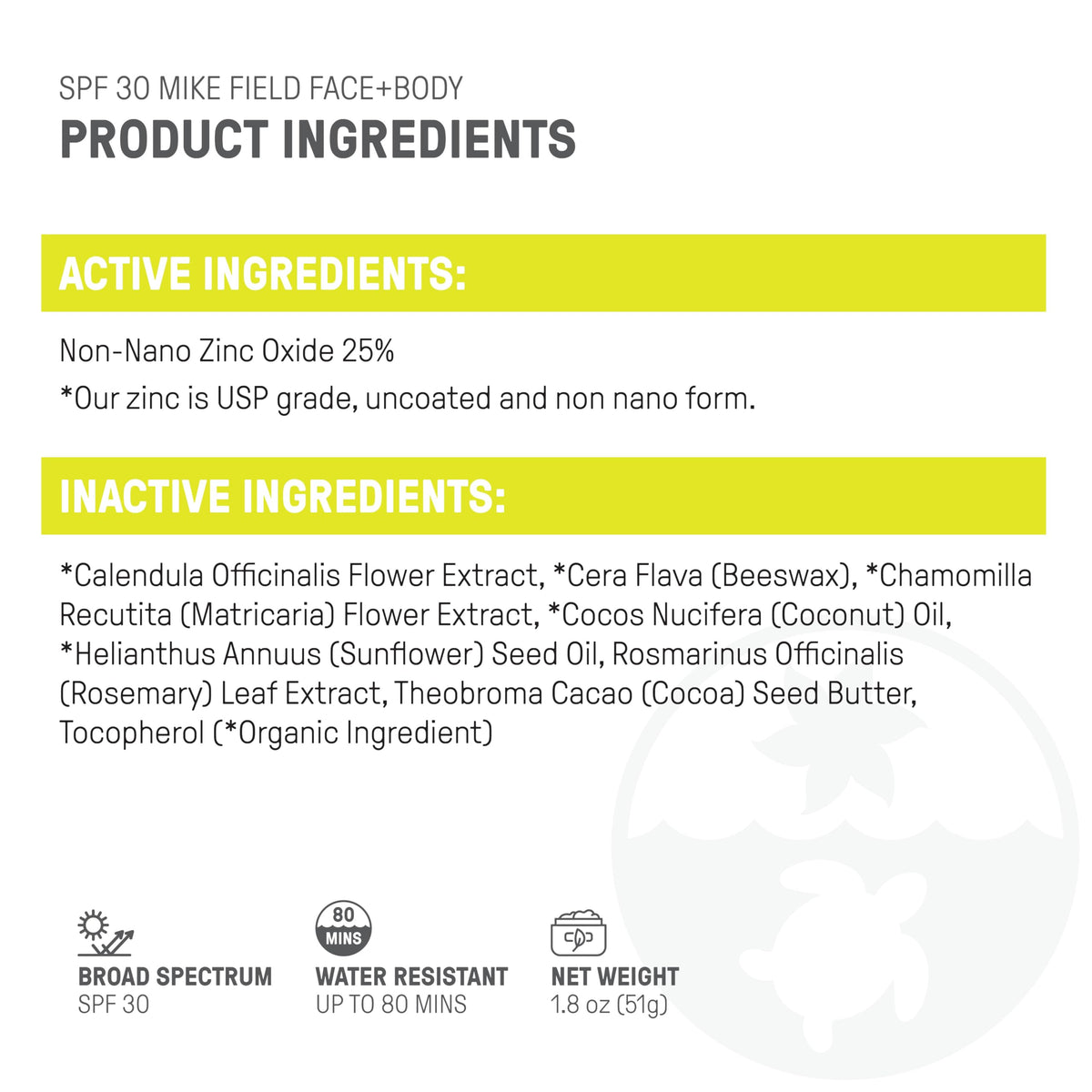 Smooth, creamy texture applies easily without sting during sports or beach days.
