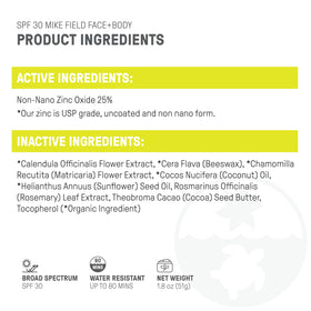 Smooth, creamy texture applies easily without sting during sports or beach days.