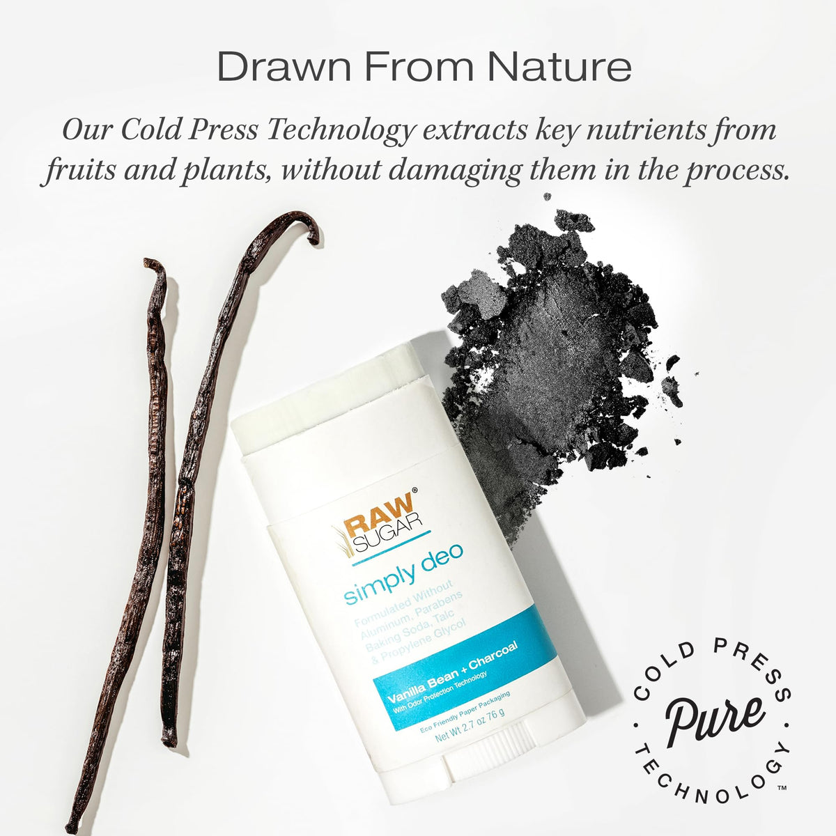 RAW SUGAR Deodorant Stick Standards comply with fragrance safety guidelines